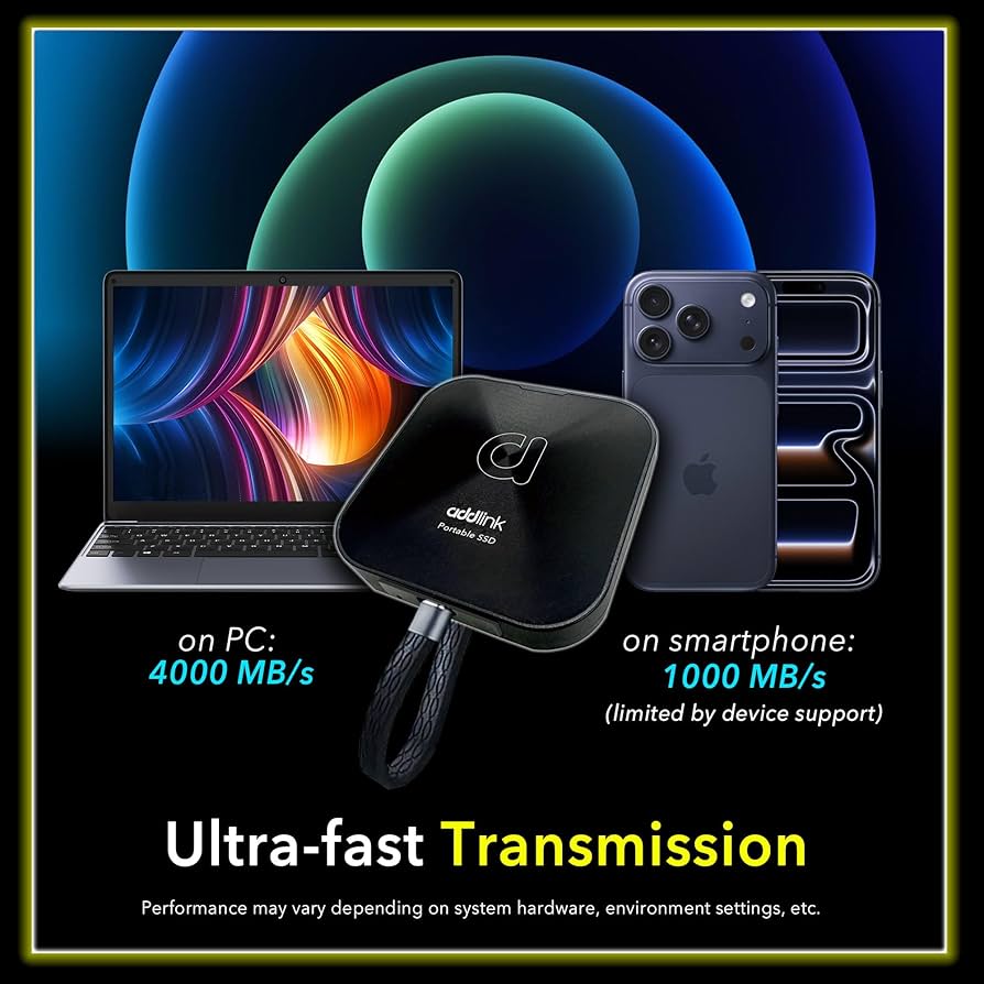 Amazon.com: Addlink P30 1TB External SSD USB4 4000MB/s Type